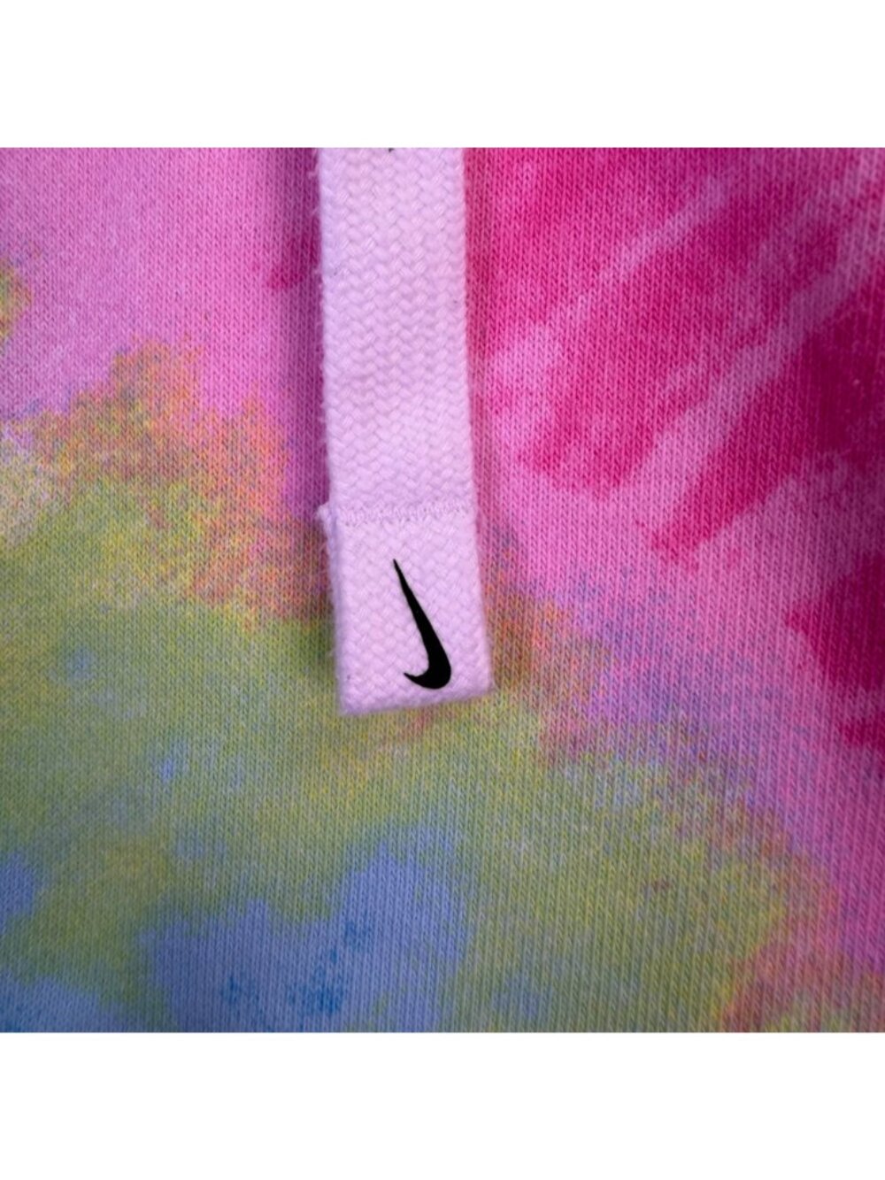 Nike Womens Multicolor Tie Dye Oversized Hoodie With Pockets Size XXL - Picture 6 of 10